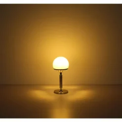 Luminaires Globo Lighting Haku Lampe à poser Chrome, Nickel mat, 1 lumière