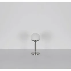 Luminaires Globo Lighting Haku Lampe à poser Chrome, Nickel mat, 1 lumière