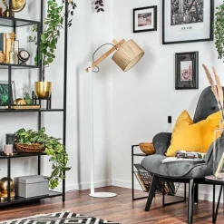 Luminaires Scandinaves-hofstein Halarna Lampadaire Écru, Blanc, 1 lumière