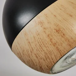 Luminaires Scandinaves-hofstein Haldor Plafonnier, Spot de plafond Brun, Chrome, Noir, 3 lumières