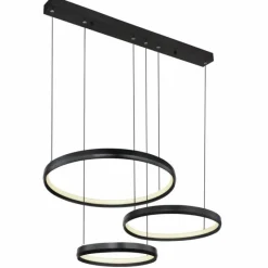 Luminaires Globo Lighting HALLI Suspension LED Noir, 1 lumière* Suspensions