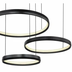 Luminaires Globo Lighting HALLI Suspension LED Noir, 1 lumière* Suspensions