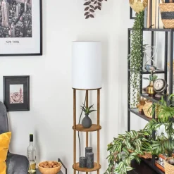 Lampes En Tissu-hofstein Hamaa Lampadaire Écru, 1 lumière