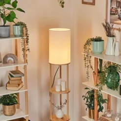 Lampes En Tissu-hofstein Hamaa Lampadaire Écru, 1 lumière