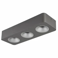 Luminaires Globo Lighting Hangarau Plafonnier LED Gris, 1 lumière* Éclairage Led