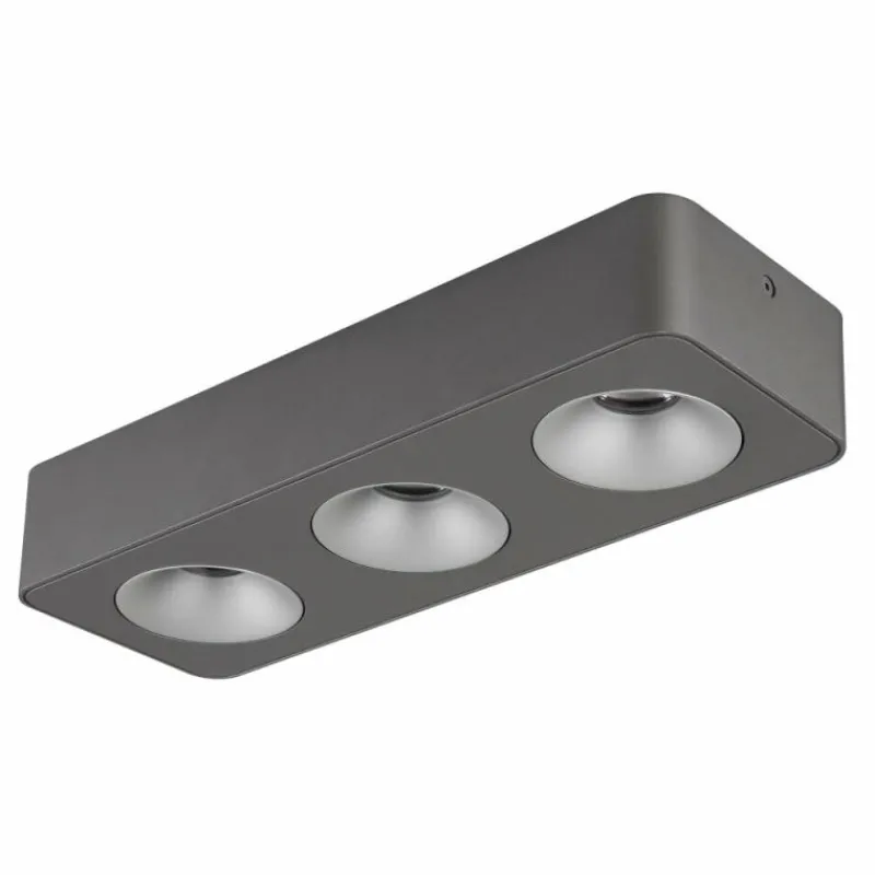 Luminaires Globo Lighting Hangarau Plafonnier LED Gris, 1 lumière* Éclairage Led