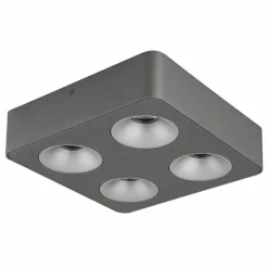 Luminaires Globo Lighting Hangarau Plafonnier LED Gris, 1 lumière* Éclairage Led