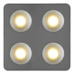 Luminaires Globo Lighting Hangarau Plafonnier LED Gris, 1 lumière* Éclairage Led