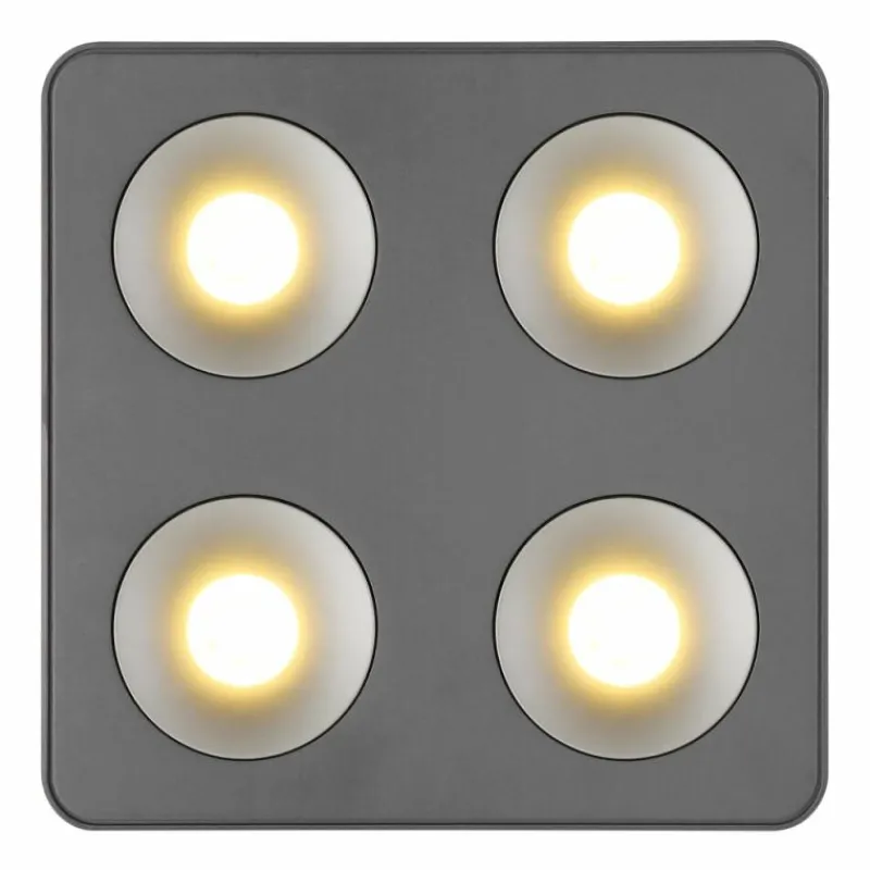 Luminaires Globo Lighting Hangarau Plafonnier LED Gris, 1 lumière* Éclairage Led