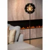 Lampes À Boules-Luminaires Lucide HANNELORE Lampadaire Noir, 1 lumière