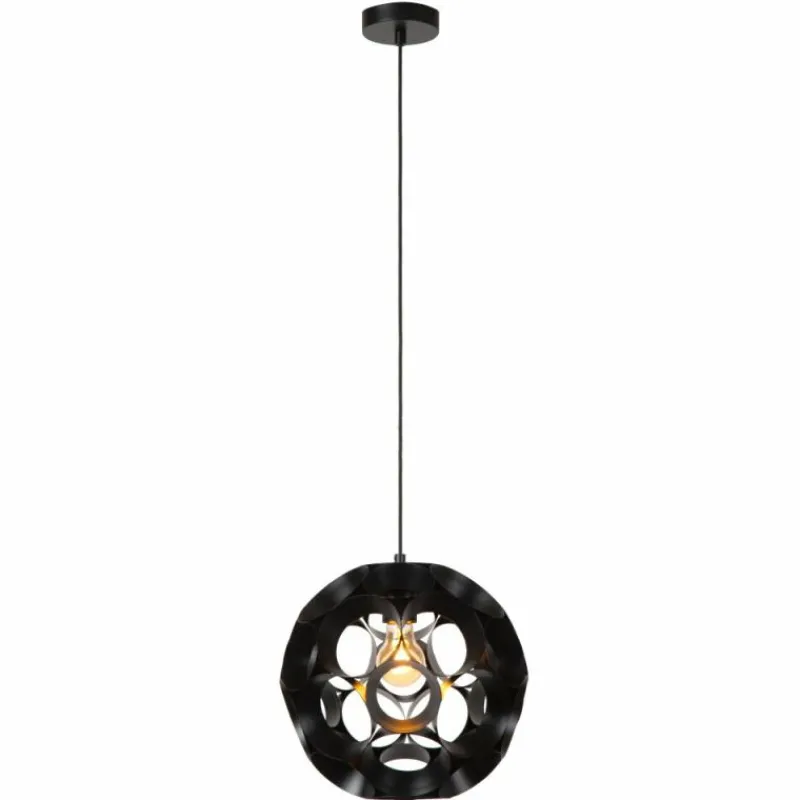 Lampes À Boules-Luminaires Lucide HANNELORE Suspension Noir, 1 lumière