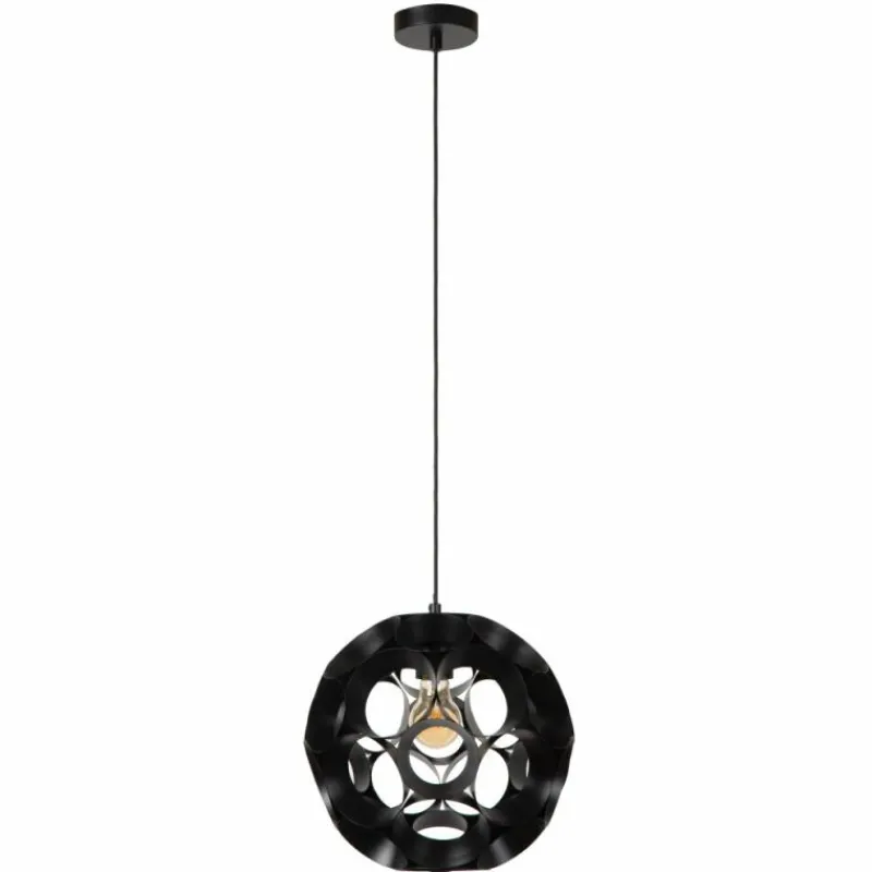 Lampes À Boules-Luminaires Lucide HANNELORE Suspension Noir, 1 lumière