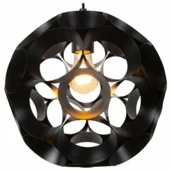 Lampes À Boules-Luminaires Lucide HANNELORE Suspension Noir, 1 lumière