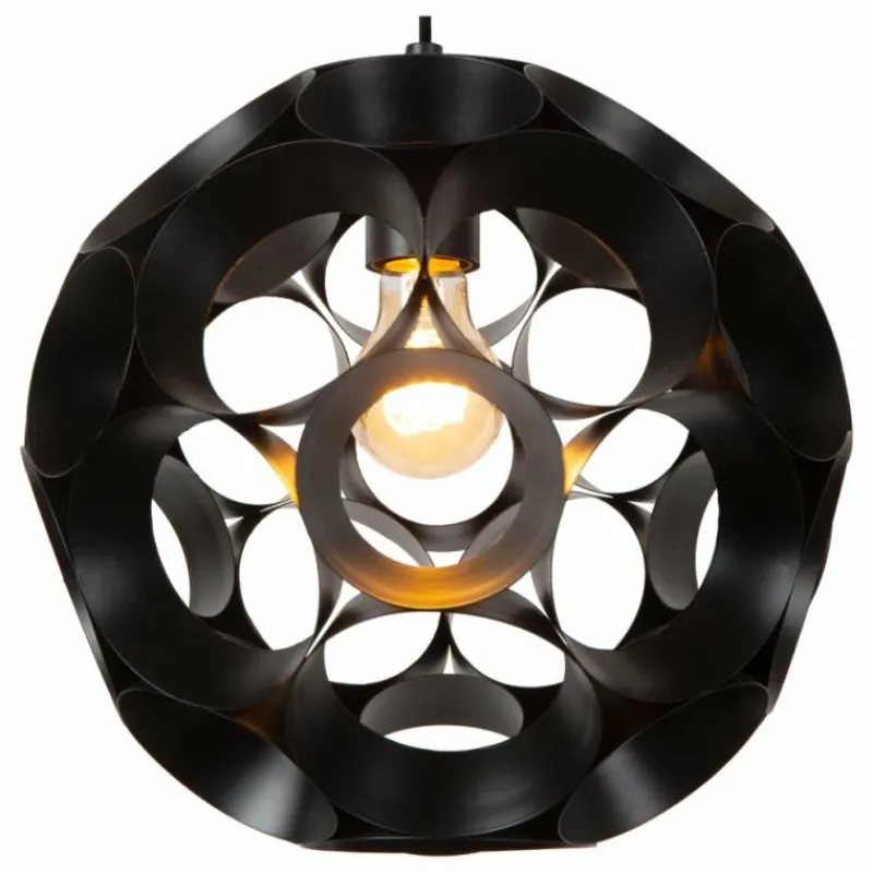 Lampes À Boules-Luminaires Lucide HANNELORE Suspension Noir, 1 lumière