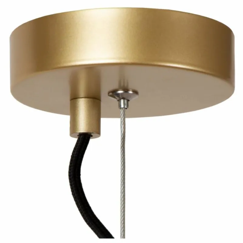 Lampes Dorées-Luminaires Lucide HANNELORE Suspension Or, 1 lumière