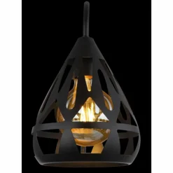 Luminaires Globo Lighting Hassan Applique murale Noir, 1 lumière* Appliques