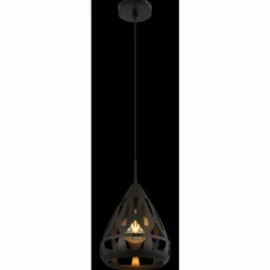 Luminaires Globo Lighting Hassan Suspension Noir, 1 lumière* Suspensions