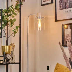 hofstein Hasvik Lampadaire Blanc, 1 lumière