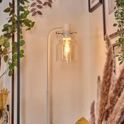 hofstein Hasvik Lampadaire Blanc, 1 lumière