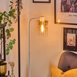 hofstein Hasvik Lampadaire Blanc, 1 lumière