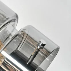 hofstein Hasvik Lampe de bureau, Lampe à poser, Liseuse Chrome, Noir, 1 lumière