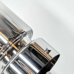 hofstein Hasvik Lampe de bureau, Lampe à poser, Liseuse Chrome, Noir, 1 lumière