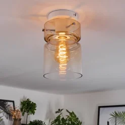 hofstein Hasvik Plafonnier, Spot de plafond Blanc, 1 lumière