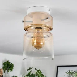 hofstein Hasvik Plafonnier, Spot de plafond Blanc, 1 lumière