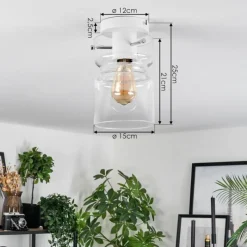 hofstein Hasvik Plafonnier, Spot de plafond Blanc, 1 lumière