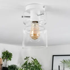 hofstein Hasvik Plafonnier, Spot de plafond Blanc, 1 lumière