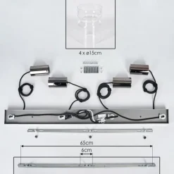 hofstein Hasvik Suspension, Suspension Clair, 4 lumières