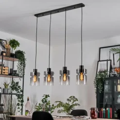 hofstein Hasvik Suspension, Suspension Clair, Fumé, 4 lumières