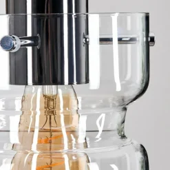 hofstein Hasvik Suspension, Suspension Chrome, Noir, 5 lumières