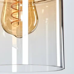 hofstein Hasvik Suspension, Suspension Chrome, Noir, 5 lumières