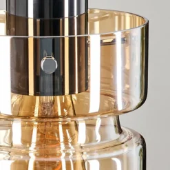 hofstein Hasvik Suspension, Suspension Chrome, Noir, 5 lumières