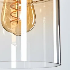 hofstein Hasvik Suspension, Suspension Chrome, Noir, 5 lumières