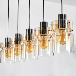 hofstein Hasvik Suspension, Suspension Noir, 5 lumières