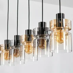 hofstein Hasvik Suspension, Suspension Noir, 5 lumières