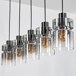 hofstein Hasvik Suspension, Suspension Noir, 5 lumières