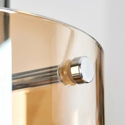 hofstein Hasvik Suspension, Suspension Chrome, Noir, 3 lumières