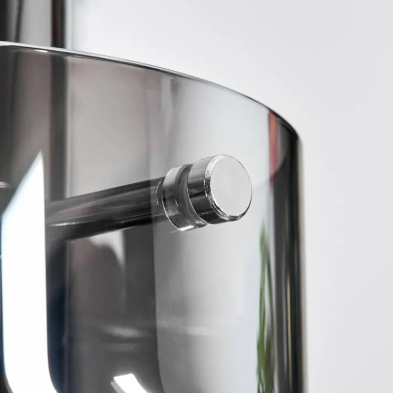 hofstein Hasvik Suspension, Suspension Chrome, Noir, 3 lumières