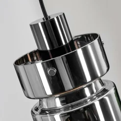 hofstein Hasvik Suspension, Suspension Chrome, Noir, 3 lumières