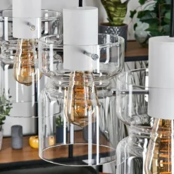 hofstein Hasvik Suspension, Suspension Blanc, 3 lumières