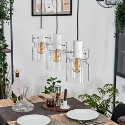 hofstein Hasvik Suspension, Suspension Blanc, 3 lumières