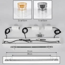hofstein Hasvik Suspension, Suspension Blanc, 3 lumières
