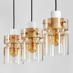 hofstein Hasvik Suspension, Suspension Blanc, 3 lumières