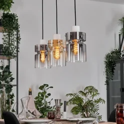 hofstein Hasvik Suspension, Suspension Blanc, 3 lumières