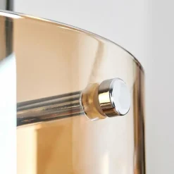 hofstein Hasvik Suspension, Suspension Chrome, Noir, 1 lumière