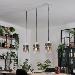 hofstein Hasvik Suspension, Suspension Blanc, 3 lumières