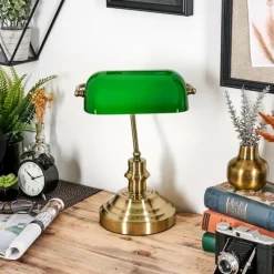 hofstein Havsta Lampe de bureau, Lampe à poser Laiton, 1 lumière